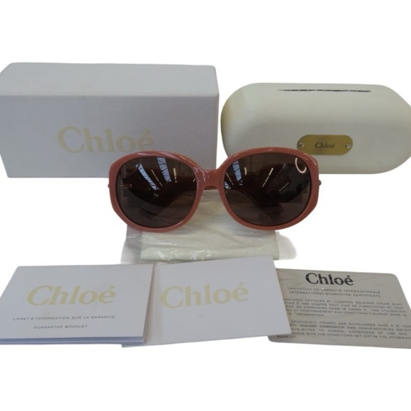 Chloe CL2140 C04 Blush Sunglasses w/Case brand new 🔥🔥🔥 - Picture 1 of 6